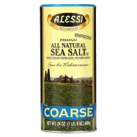 在飛比找iHerb優惠-[iHerb] Alessi 優質全天然海鹽，粗糙，24 盎