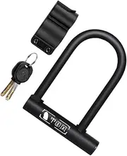 TOKIDNY E Bike Road Mountain Bike Lock Key Unlocking Durable U-Shaped Easy Install