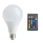 RGB LED Light Bulbs with Remote Control 20W E27 LED Bulbs Dimmable ABS Material