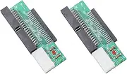 2X 44Pin 2.5 Inch IDE to 3.5 Inch IDE 40Pin Interface Hard Disk Drive HDD Converter Adapter for Laptop Desktop Pc