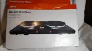 Anko Portable Double Hot Plate - Electric