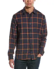 Vince Brushed Flannel Shirt