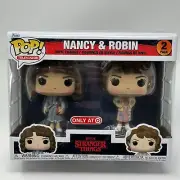 Funko Pop NANCY & ROBIN Target EXCLUSIVE STRANGER THINGS 2 Pack New HIGH GRADE