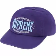 Supreme Warm Up 6 Panel Hat Cap - Purple - FW23 New Authentic