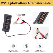 12V Digital Battery Alternator Tester