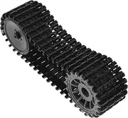DIY Crawler Robot Car Tank Tracks Robot Building Parts for DIY Tank Model Kits Black