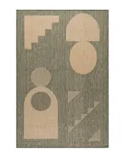 nuLOOM Anslie Geometric Indoor/Outdoor Polyester Rug