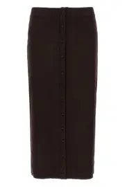 VICTORIA BECKHAM 'Bottoni' Midi Skirt