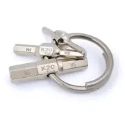 - Keychain Hex Key Allen Wrench Multi-Tool Set - Metric 2, 2.5, 3, 4, 5, 6 mm