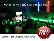 BLACK FRIDAY SALE - Gaming Computer Desk LED Lights - Office / Home School Light