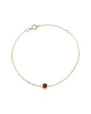 Classic 14K 0.14 ct. tw. Garnet Bracelet