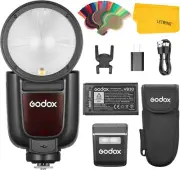 GODOX V1 Pro V1Pro N Round Head Camera Flash for Nikon, 2.4G Wireless TTL Nikon