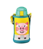 NEW Tiger Stainless Steel Children's Kids Thermal Cup Mug Bottle MBR-T06G Pig