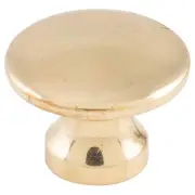 1.6cm Tiny Cupboard Knob, Polished Brass