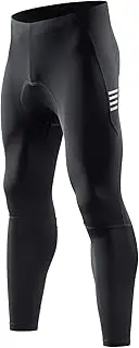 [Santic] Men's Cycling Bike Pants 4D Padded Compression Tights Leggings for Outdoor and Multi Sports