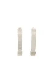Numbers-motif matte-finish earrings One size Yellow