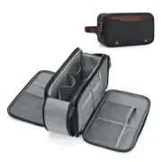Toiletry Bag for Men Hanging Travel Toiletry Bag, Extra Electronic Large Grey