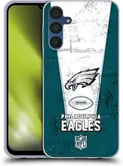 Head Case Designs Officially Licensed NFL Banner Philadelphia Eagles Logo Art Gel Case [Military Grade Protection] Compatible with Samsung Galaxy A15
