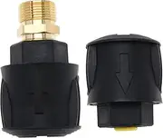 1 Set High Pressure Quick Coupling Replacement Compatible with Kärcher K2-K7 Quick Coupling Hoses Pressure Washer Hose Adapter Plastic