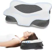 Cervical Pillow for Neck Pain Relief - Memory Foam Pillow for Neck and Shoulder