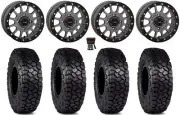 System 3 SB-5 15" Wheels Grey 30" Intersect Tires Polaris RZR XP 1000 / PRO XP