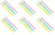 Eyebrow Razor for Face, Neck and Eyebrows, Stainless Steel, 3 Count (6 Pack)