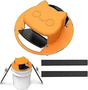 Mouse Trap Bucket Lid, Double Trap Door Style Bucket Mouse Traps Indoor Outdoor Humane Rat Trap, Chipmunk Trap, Mice Trap (1)