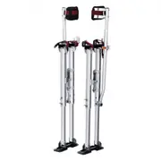 VEVOR Drywall Stilts, 91-127 cm Adjustable Aluminum Tool Stilts with Protective Knee Pads, Durable and Non-slip Work Stilts for Sheetrock Painting, Wa