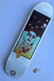 Welcome Stoker On Vimana White 8.25 Skateboard Deck