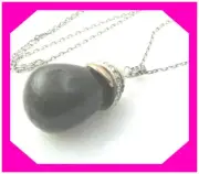 BRIGHTON NEPTUNE'S RINGS LABRADORITE Quartz 2 Tones LONG NECKLACE NWtag $88 40%