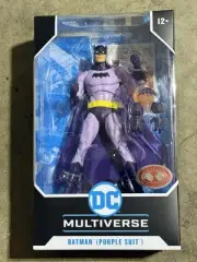 DC Multiverse BATMAN Purple Suit #241 Red McFarlane Platinum Chase 7" Figure NEW