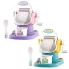 Ice Cream Yogurt Maker Children's Hands Make Healthy Delicious Freezing Treats