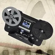 MegLob Digital Film & Slide Scanner, 8mm & Super 8 Film Digitizer, Converts Film to Digital MP4, Black & White
