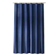 Waterproof Shower Curtain with Hooks Modern Thicken Polyester Shower Curtain for Home Hotel Bathroom Dark Blue1.8*1.8m