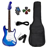 在飛比找松果購物優惠-JYC Music 最新款入門嚴選ST-1電吉他-鏡面藍/加
