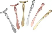 6pcs Makeup Spoon Dual Ended Eye Cream Applicator Skin Care Massage Tool Portable Compact Design for Easy Use Promotes Absorption Prevents Contamination