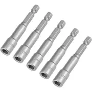 5 Pieces -Magnetic nut socket driver bits(6mm)