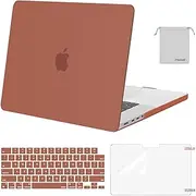MOSISO Compatible with MacBook Pro 16 inch Case 2025 2024 2023 2022 2021 M4 M3 M2 M1 A3403 A3186 A2991 A2780 A2485 Pro Max, Plastic Hard Shell&Keyboard Cover&Screen Film&Storage Bag, Garnet Red