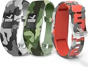 Watch Bands Compatible for Garmin Vivofit 3 Bands/Vivofit Band/JR/Vivofit JR 2 Bands Sport Replacement Wristbands for Girls Women Kids with Metal Secure Clasp Watch Strap for Garmin Vivofit 3, 12Pack