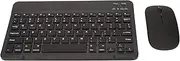 Wireless Keyboard and Mouse Combo, 2.4 GHz Bluetooth USB Transciever Cordless Mouse for iOS for Win Rechargeable Keyboard 3 DPI Adjustable, Portable Mouse Ergonomic Keyboard