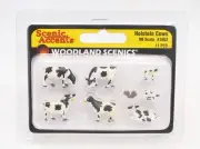 Woodland Scenics Scenic Accents A1863, Holstein Cows, Layout Scenery, HO Scale