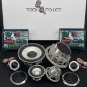 ROCK POWER SQ683 3-way speaker set 3way component 17cm woofer, squawker, tweeter