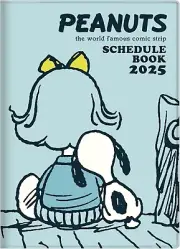 2025 PEANUTS Snoopy B6 World Famous Comic Schedule NoteBook Diary Book S2958015