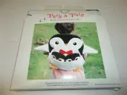 New Land of Whimzie Pack & Pals Plush Penguin Backpack & Pal Sewing Kit