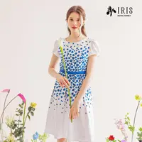 在飛比找momo購物網優惠-【IRIS 艾莉詩】氣質花海印花洋裝-2色(32649)