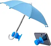Umbrella for Phone - Cellphone UV Blocker Cover - Portable Water-Resistant Phone Umbrella with Fist Suction Cup for Tablet Car Chair Outdoor Activities Beach Bicycles Hiking