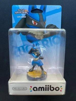 Nintendo Super Smash Bros. Pokémon Lucario US Amiibo New In Box