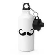 Imperial Moustache Sports Bottle Drinks Camping Flask Water