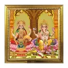 Lakshmi Ganesha The Goddess of Prosperity and Wisdom Photo Frame