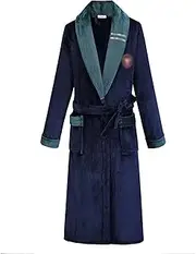 [LILIUPEILONG] Towel Robe Thickened Robe Men's Kimono Bathrobe Men's Pajama Flannel Home Clothes